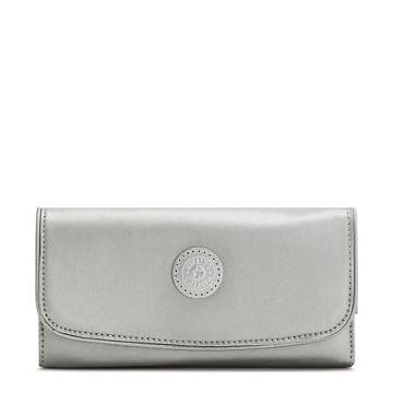 Kipling Money Land Metallic Snap Wallet Pung Sølv | DK 2179EB